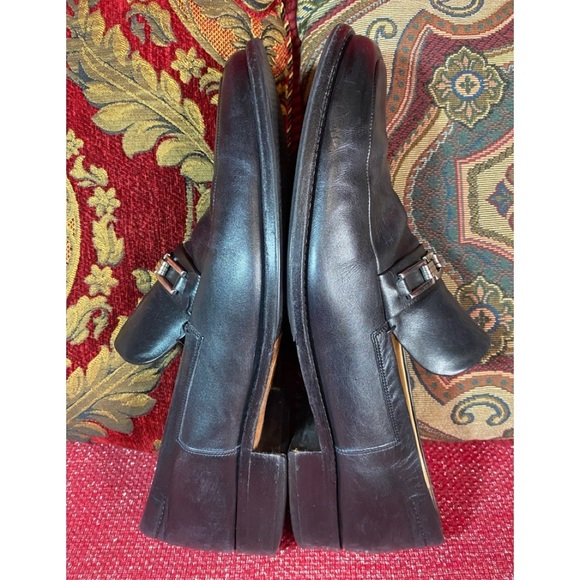 BALLY Birocco of Switzerland Sz 11.5 D Black Leather Loafers - Swiss Mad… main image 8